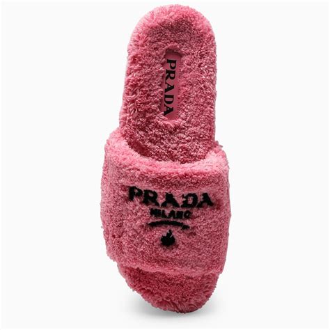 prada slippers pink|designer prada slippers women.